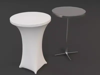 Party Table 3D model