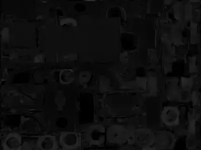 Christmas Police Car 3D Model Festive Patrol Vehicle Low-poly 3D model