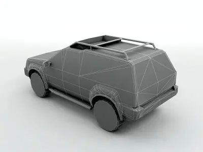  2000 Nissan Xterra SUV 3D model
