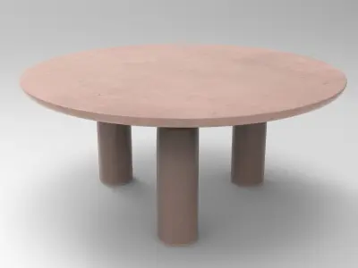 Koko Dining Table Low-poly 3D model