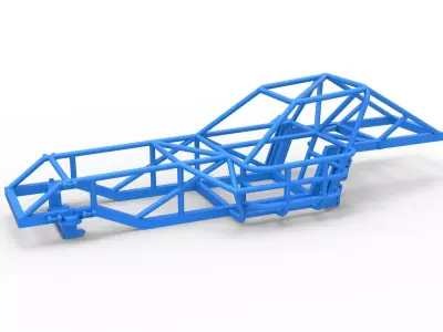 Frame of Dirt Modified stock car Scale 1 to 25 3D print model