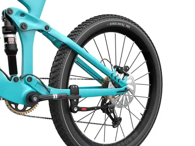 Mountain Bike-Blue 3D model