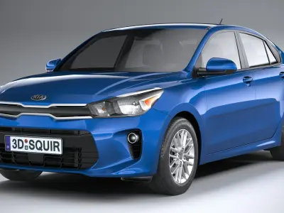 Kia Rio Sedan 2018-2020 3D model