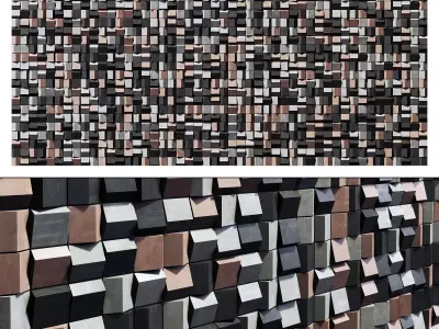 Tile Mutina bathroom n1 3D model