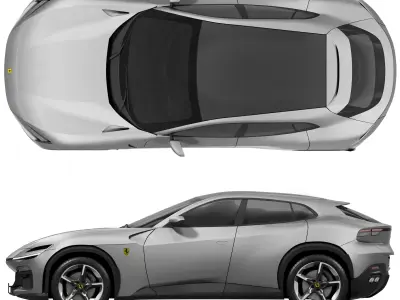 Ferrari Purosangue 3D model