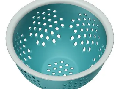 Plastic Fruit Sieve 3D model