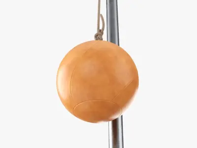 Tetherball 02 3D model