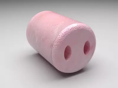 Marshmallow Pig Nose 3D model