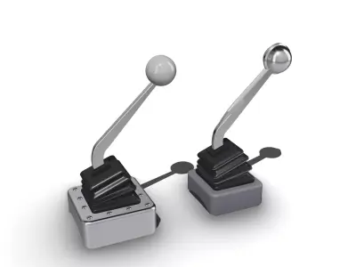 Hurst Shifters x2 styles with boots 3D print model