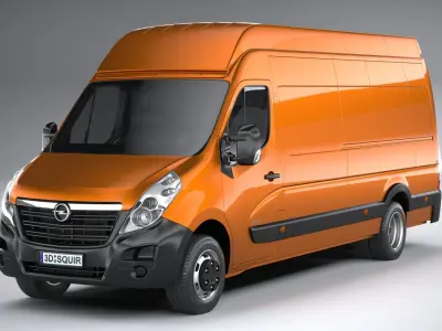 Opel Movano L4H3 2018 3D model