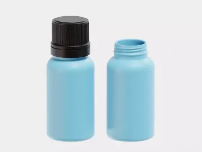 Cosmetic Bottle 0001 Low-poly 3D model