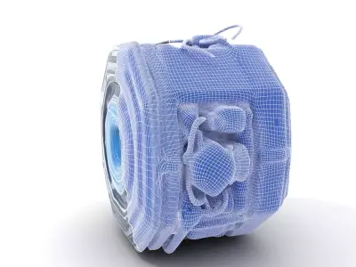 Futuristic Energy Core Model Pack Low-poly 3D model