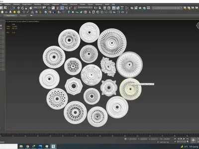 ceiling decor 3D model