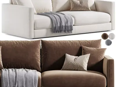 Beaumont sofa 3D model