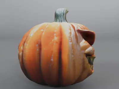 evil pumpkin 3D model