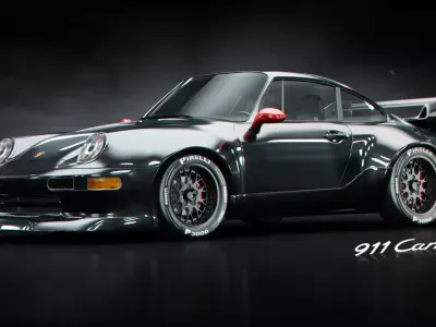 Porsche 911 GT2 3D model