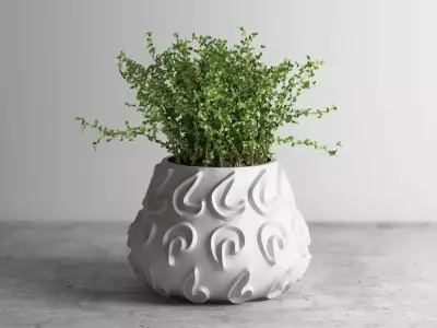 vase pot planter 3d print c06 3D print model
