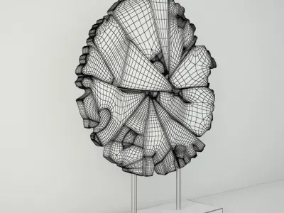 Chip Wood Decoration 3D model