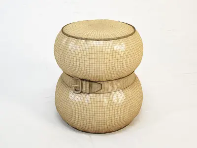 DIESEL Chubby Chic pouf S by Moroso Free 3D model