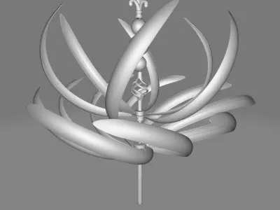 Basford Waves in Motion Wind Rotator 3D model