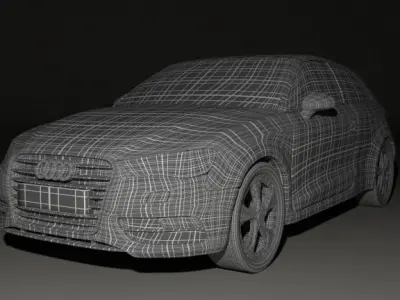 Audi a3     2013 3D model