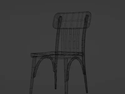 old Chair Free low-poly 3D model