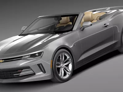 Chevrolet Camaro RS convertible CG 2016 3D model
