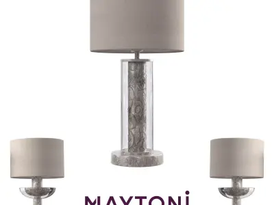 Table lamp Maryland ARM526PL-08GR Maytoni Classic Free 3D model