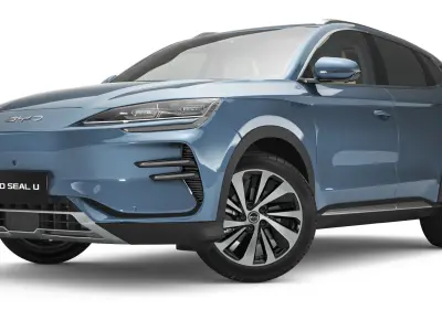 2025 BYD Seal U With Interior 3D model