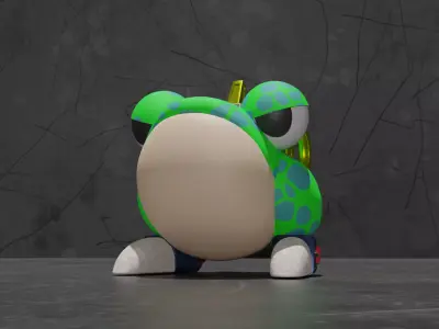 FROG GUNBOUND 3D print model