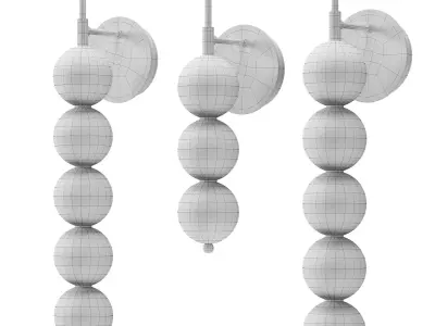 Candied Wall Lamp 3D model