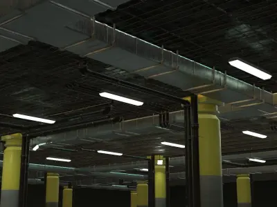 garage building 3D model