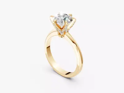 ENGAGEMENT RING-RJ03 3D print model