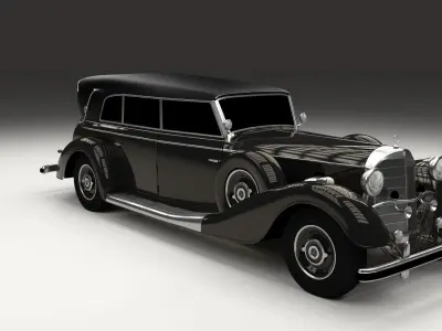 Mercedes 770 Staff Car 3D model