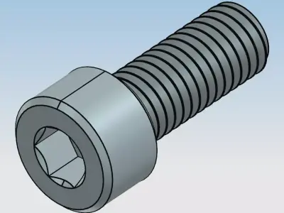 Socket head screw M8 3D print model