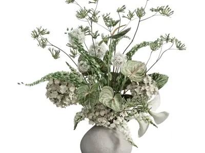 Flower In Vase 126 3D model