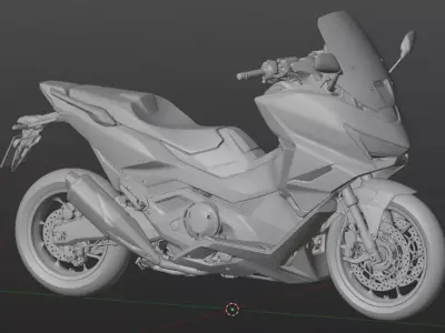 2024 Honda Forza 750 3D model 3D model