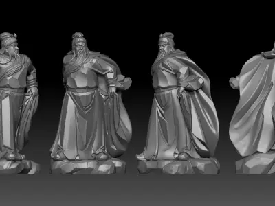 Guan Yu  3D print model