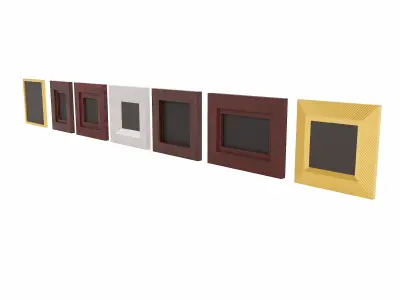 Photo Frames  Low-poly 3D model
