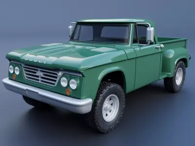 Dodge Power Wagon  W100 1962 3D print model