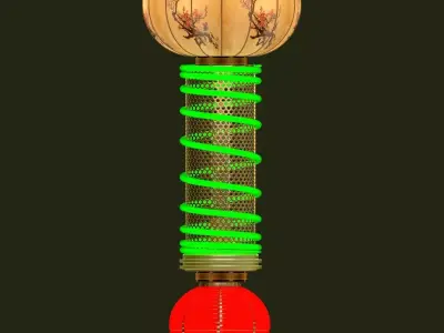 Chinese lantern 3D model 29