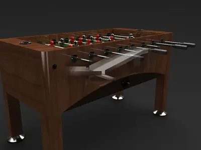 Football soccer table  Free 3D model
