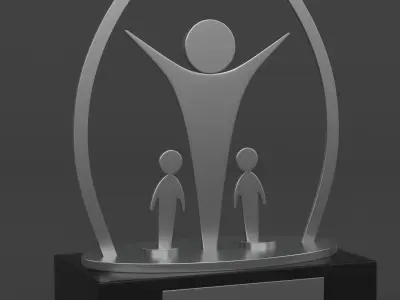 Trophy Cup 3D model