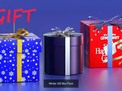 Winter Vibe 3D Model Collection