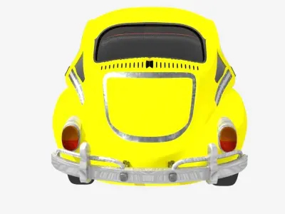 BEETLE CAR 3D MODEL Free 3D model