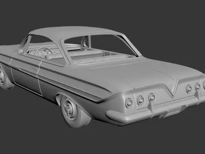 Chevrolet Impala 1961 3D print model