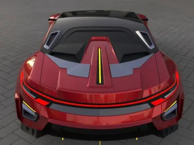 Sport Car Concept 3D model