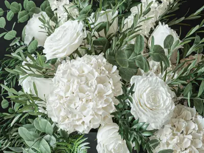 Flower Set 038 Big Bouquet 3D model