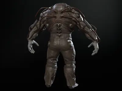 UrbanZombie 6 for pack Low-poly 3D model