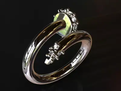 nail set ring file 3D print model